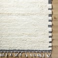 thumbnail image 4 of Hauteloom Yamin Wool Living Room, Bedroom Area Rug - Bohemian, Transitional - High Pile - Ivory, Charcoal, Slate Blue - 5' x 7'6", 4 of 5