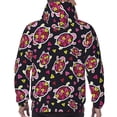 thumbnail image 3 of Bingfone Ladybug Men's Drawstring Hoodie Long Sleeve Pocket Sweatshirts-XX-Large, 3 of 6