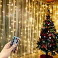 thumbnail image 4 of Christmas Decoration for Home 2024 LED USB Power Curtain Fairy String Light with Remote Xmas Party Pendant New Year 2025 Navidad, 4 of 5