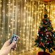 thumbnail image 4 of Christmas Decoration for Home 2024 LED USB Power Curtain Fairy String Light with Remote Xmas Party Pendant New Year 2025 Navidad, 4 of 5