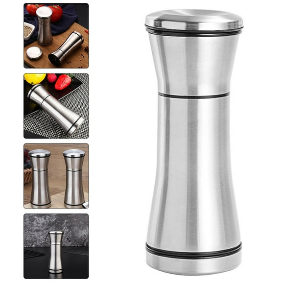 HAMPPLIES 2Pcs Cylindrical Manual Grinder for Home Use with Adjustable Coarseness