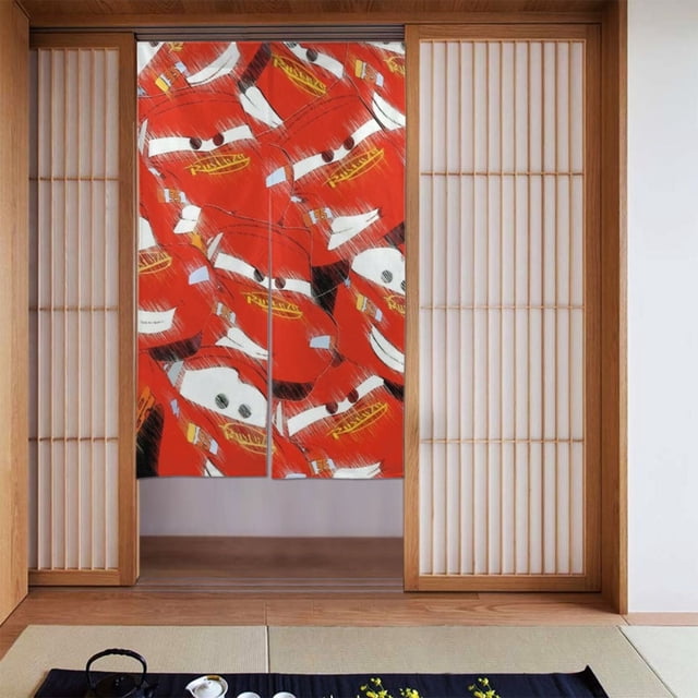 Cortinas opacas de Rayo Mcqueen para decoración del hogar, cortinas aislantes para ventanas, cortinas para dormitorios y salas de estar