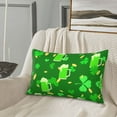 thumbnail image 5 of Lsque St Patrick's Day2 Pattern Pillow Case – Soft & Cozy Throw Pillow Cover, Hypoallergenic Cushion Case for Sleeping Women with Envelope Closure-20"x30", 5 of 6