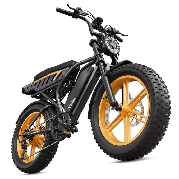 Electric Bike for Adults (Age 18 ), 20"x4.0 Fat Tire E-Mountain Bike, 749W Motor, 48V 15Ah Battery, 27.9 MPH, 60 Miles Range, UL2849