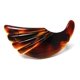 thumbnail image 1 of Pasador para el pelo francés grande de 8,9 cm de largo con forma de cuerno, duradero, de celuloide, con caparazón de tortuga, fabricado en Francia (U13), 1 of 1