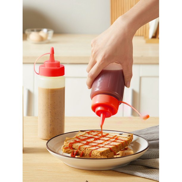 1pc Plastic Seasoning Squeezer, Clear Seasoning Squeeze Bottle For Kitchen
