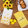thumbnail image 3 of JOOCAR Kitchen Towels, Spring Yellow Jasmine Bee Hello Sunshine 16x27.5 Inch Kitchen Towels for Kitchen Decor Housewarming Gift Towels Set of 2, 3 of 6