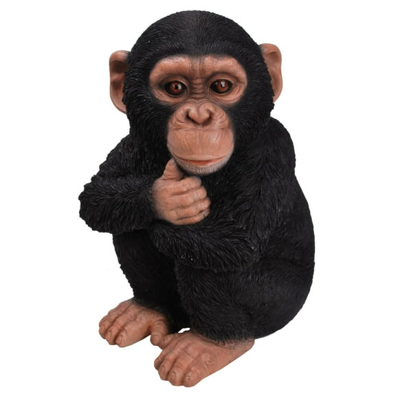 Hi-Line Gift 12" Monkey Sitting Garden Statues