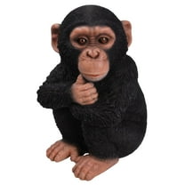 Hi-Line Gift 12" Monkey Sitting Garden Statues
