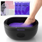 WAXKISS Paraffin Wax Machine for Hands and Feet, 3000ml Touchscreen Wax Warmer with Moisturizing Paraffin Spa Kit, Home Spa Treatment for Smooth and Soft Skin