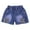 Blue6, variant on Isvgxsz New Denim Shorts Girls Little&Big Girls Summer Cute Denim Shorts Elastic Waistband Casual Jeans for Girls Girls Shorts Jeans
