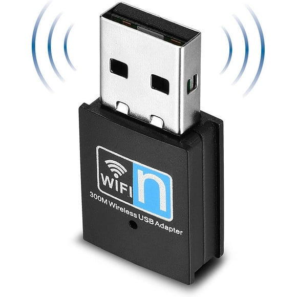 Jinsinto 300Mbps WLAN USB Stick Wireless Network WiFi Dongle Stick IEEE 802.11b/g/n Network Adapter for Windows, Mac and Linux