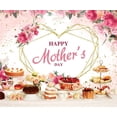 thumbnail image 7 of Gosmith 40*50in Happy Mothers Day Backdrop Pink Flower Love Heart I Love Mom Photography Background for Women Queen's Day, 7 of 7