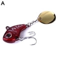 thumbnail image 1 of Rotating Tail VIB Lure Long Shot Vibration Bait Spinner Spoon Jigs Fishing Lures J8T5, 1 of 9