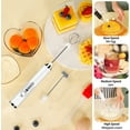 thumbnail image 4 of BN-LINK Handheld Milk Frother USB Rechargeable, with 2 Heads Coffee Whisk Foam Mixer, 3 Speeds Electric Mini Blender for Latte, Cappuccino, Hot Chocolate, Egg, 4 of 7