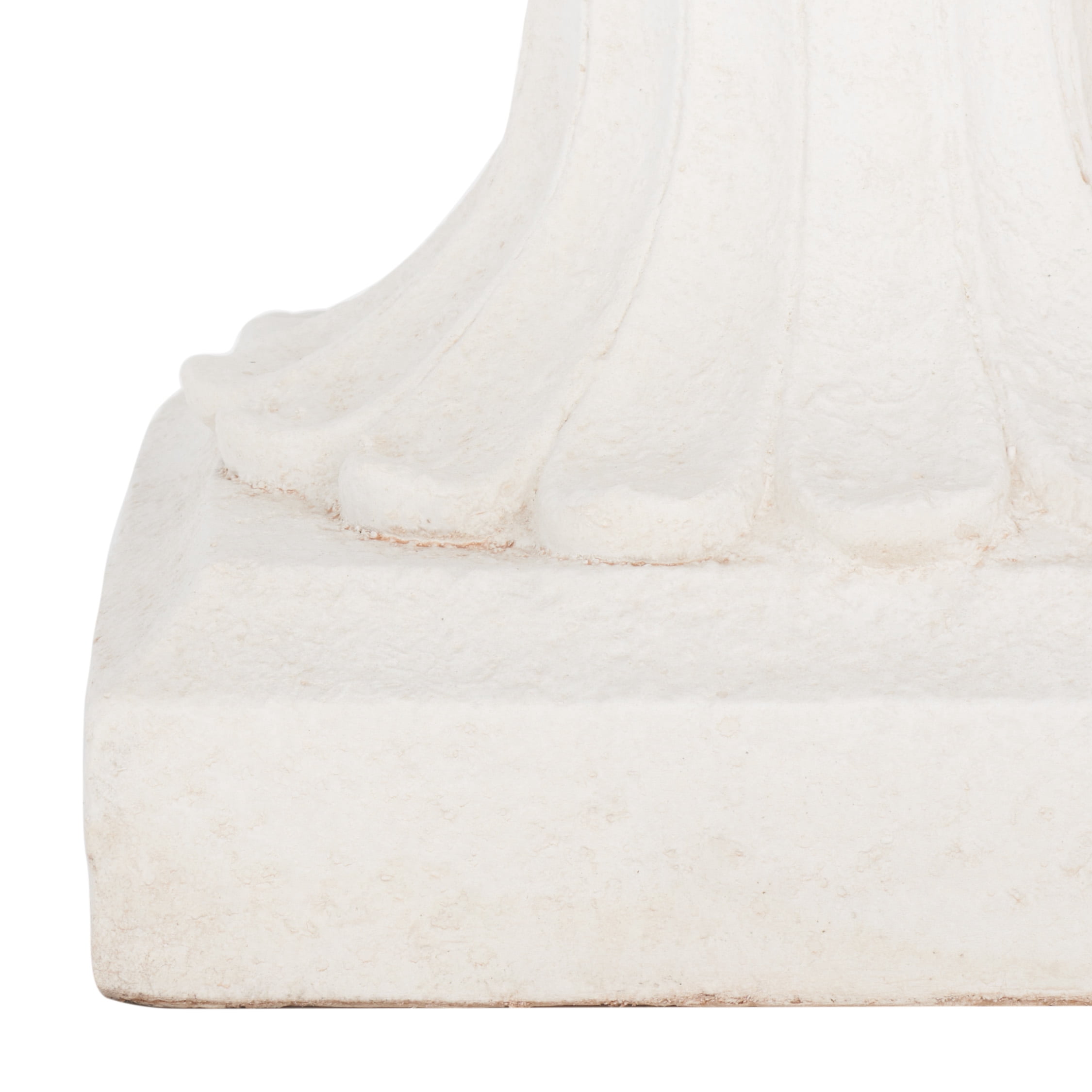 SAFAVIEH Paven 21" x 21" x 29" Urn Off White Resin Solid Plant Pot