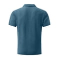 thumbnail image 4 of Men's Breeze Polo Shirts Beer Belly Wearbreeze Collared Textured Shirt Stretchy Quick Dry Casual Golf Short Sleeve T-Shirt, 4 of 6