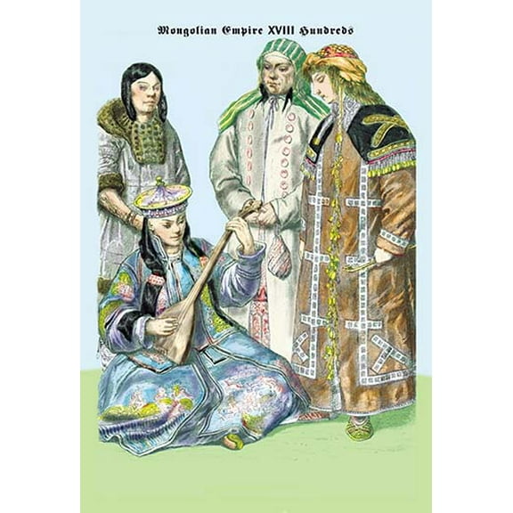 Mongolian, 19th Century Fine art canvas print (20" x 30")