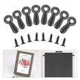thumbnail image 3 of Picture Frame Turn Button Fasteners Set, 200 PCS Picture Frame Backing Clips Hardware Clips, 3 of 5