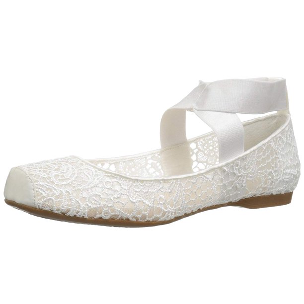 ballet flats with cross straps