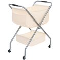 thumbnail image 1 of Carrito de lavandería STORAGE MANIAC plegable con ruedas de 65 L, color beige, 1 of 9