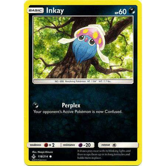 Pokemon Unbroken Bonds Inkay #118