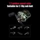thumbnail image 4 of Carrete de pesca Baitcasting de perfil bajo con relación de velocidad 7,2/1 13 + 1 aparejo de rueda de rodamiento Tmvgtek Para estrenar, 4 of 9