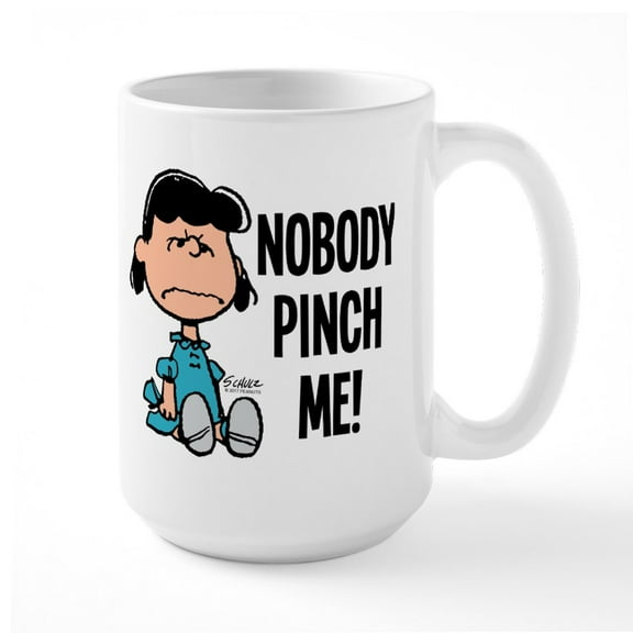 CafePress - Peanuts: Lucy St.Patrick' - 15 oz Ceramic Large White Novelty Mug