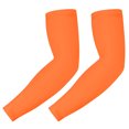 thumbnail image 2 of HDE Arm Sleeves for Men Women, Compression Sleeve Arm UV Protection Basketball Baseball Football Orange - M, 2 of 6