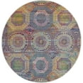 thumbnail image 2 of Nourison Global Vintage Bohemian Multicolor 6' x ROUND Area Rug, (6' Round), 2 of 8