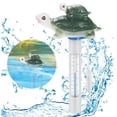 thumbnail image 2 of Muyoka Termómetro de piscina Boya flotante Termómetro de piscina con gran pantalla de lectura EZ Estilo de dibujos animados Temperatura del agua Tubo de ensayo Fahrenheit y Celsius Compatible para pis Muyoka Hogar, 2 of 6