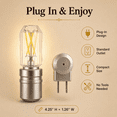 thumbnail image 4 of Better Homes & Gardens 4.25"H Nickel LED Vintage Night Light, Soft White Dusk to Dawn Auto on & off, 4 of 10