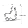thumbnail image 3 of Injueey Wear-resistant Cookie Mold Stainless Steel Rustproof Baking Craft Biscuit Tool DIY Mould Slicer Lightweight Kitchenware Type3 NO3, 3 of 6