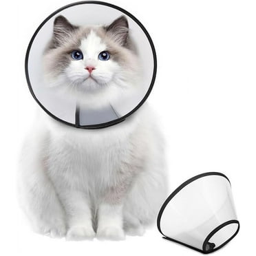 Supet Dog Cone Adjustable Pet Cone Pet Recovery Collar Comfy Pet Cone Collar Protective Collar for After Surgery Anti-Bite Lick Wound Healing Safety Practical Plastic E-Collar
