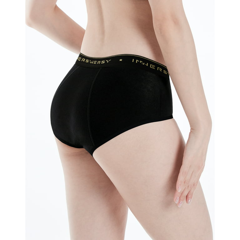 Underwear Babegirls Cotton Floral Panties 4-pack - Teen Period Underwear,  Fits True To Size