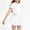 White, variant on Spazoro Girls Chiffon Skirt with Bow, Casual Stretchy Solid Color Flared Wrap Mini Skirt for Party White Size 7-8