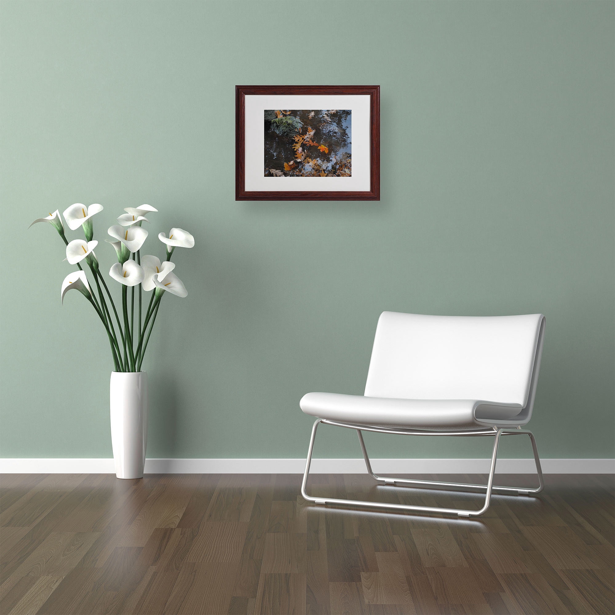 Trademark Fine Art "Buoyant" by Monica Fleet, Wood Frame