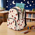 thumbnail image 3 of Jeiento Ladybug 17 Inch Backpack Set 4-Piece Lunch Bag Pencil Case Water Bottle Holder Daisy Lightweight for Kids Boys Girls Students, 3 of 7