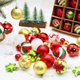 thumbnail image 3 of CSChome Hanging Christmas Balls Christmas Ball Set 20Pcs Easy to Install Lightweight Tree Hanging Festive Decorations, 3 of 7