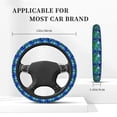 thumbnail image 2 of Yiaed Colorful Stained Glass Crocodile Steering Wheel Cover,Universal 15 Inch Anti Slip Steering Wheel Protector Car Accessories Interior for Auto Truck SUV, 2 of 5