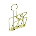 thumbnail image 4 of serony 20 Pieces Metal Paper Clip Electroplated Solid Color Replacement Home School Examination Papers Clips Accessories Gold 51mm, 4 of 9