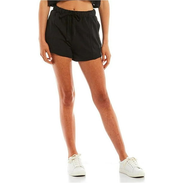 Hurley Womens Paneled Casual Walking Shorts caviar M