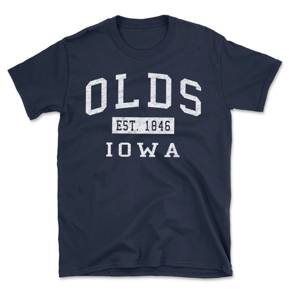 Olds Iowa Classic Established Men's Cotton T-Shirt