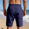 thumbnail image 5 of Men's Pocket Outdoor Sports Casual Loose Cargo Shorts, 5 of 7