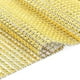 thumbnail image 3 of Boda fiesta decoración del hogar Diamante de imitación cristal malla envoltura DIY oro, 3 of 5