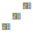 thumbnail image 3 of Vogacara Niños silencioso ocupado libro portátil a prueba de aceite impermeable esclarecedor preescolar pegatina juguete Navidad vacaciones regalo Type1 NO1 Vogacara CBP297457, 3 of 6