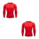 thumbnail image 3 of Guardurnaity Ropa interior térmica para hombre, medias deportivas de secado rápido, capas base para correr, ropa deportiva de manga larga, Fitness Rojo,XXXL 2Conjunto, 3 of 6