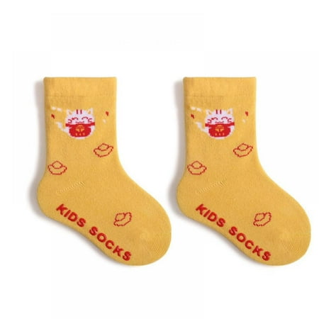 

Xmarks Newborn Baby Boy Girl Socks Chinese New Years Tiger Lion Eyes Print Socks Birthday Gift
