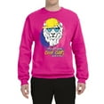 thumbnail image 2 of Funny Lion Tiger King Hey All You Cool Cats and Kittens | Mens Animal Lover Crewneck Graphic Sweatshirt, Fuschia, 2XL, 2 of 3