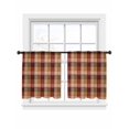 thumbnail image 2 of Sheer Curtains 54 Inches Long, Light Filtering Window Curtains for Living Room/Bedroom, Rod Pocket Voile Sheer Curtain Drapes, 52"W x 54"L, 2 Panels, 2 of 8